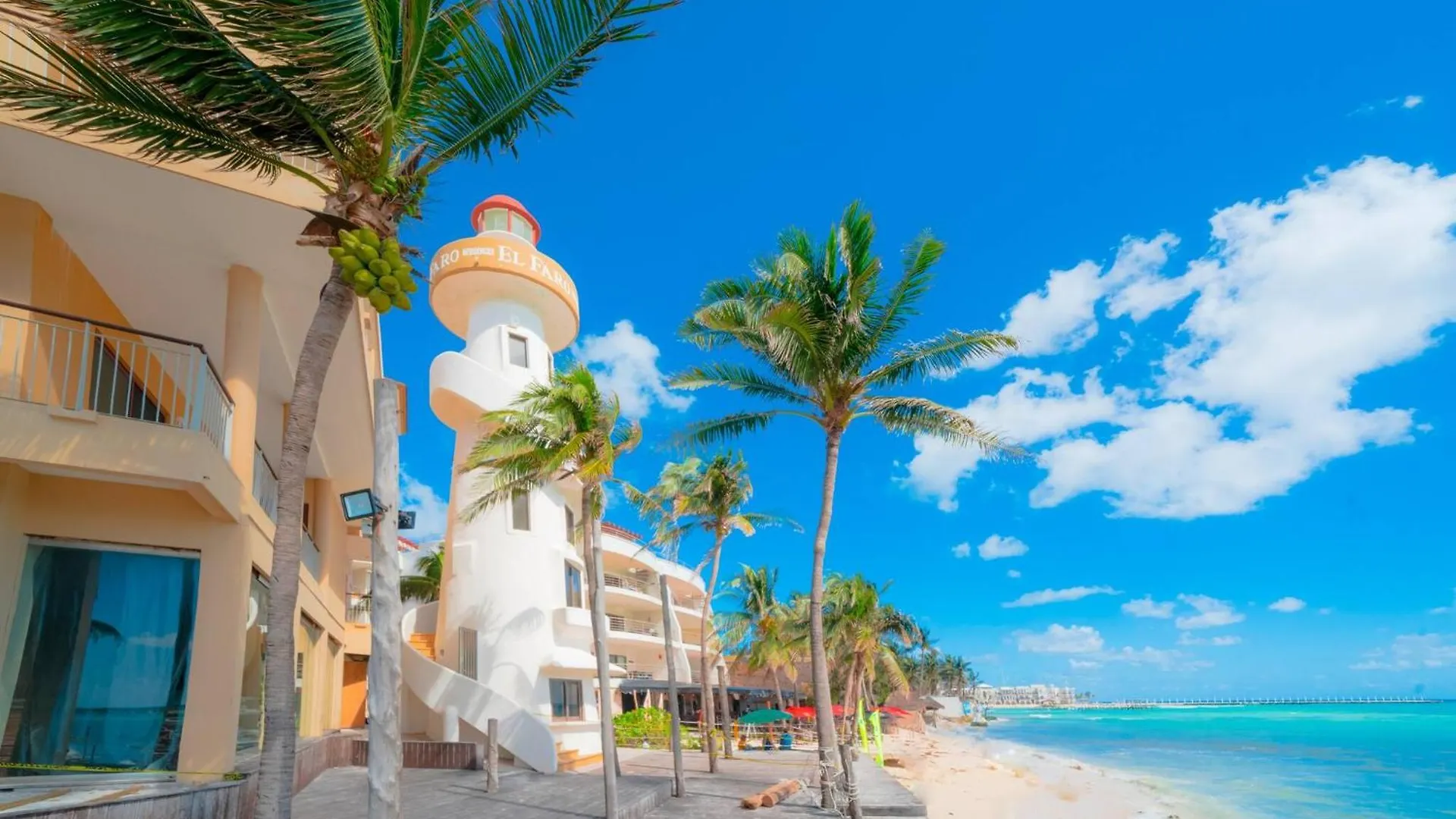 פלאייה דל כרמן Condo Surf 408 - Beachfront Stunning Ocean View Penthouse - At El Faro Condo בית נופש